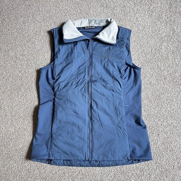 Arc'teryx Jackets & Coats Arcteryx Atom Blue Nylon Full Zip Vest